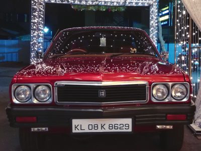 vintage rental wedding car in kochi