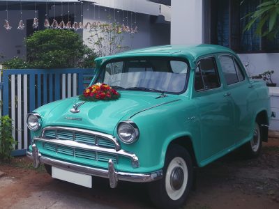 vintage wedding cars for rent in kochi